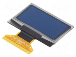 Display: OLED | graphical | 1.28" | 128x64 | Dim: 34.5x23x1.65mm | 1x30