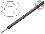 Wire | HookUp Wire | 24AWG | wire | Cu | PTFE | brown | 600V | 30.5m | 100ft