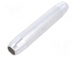 Tip: butt splice | non-insulated | aluminum | 240mm2 | crimped | 500AWG