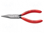 Pliers | flat,elongated | 140mm