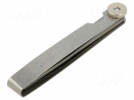Metric feeler gauge | Range: 0,05&divide;1mm | L: 100mm | Width: 13mm | 13pcs.