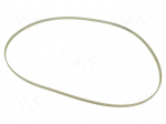 Timing belt | T5 | W: 10mm | H: 2.2mm | Lw: 1215mm | Tooth height: 1.2mm