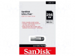 Pendrive | USB 3.0 | 256GB | R: 150MB/s | ULTRA FLAIR | black | USB A