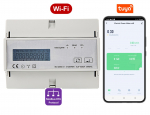 Trifazis elektros skaitiklis | Kelių tarifų | Wi-Fi | Tuya parai&scaron;ka | Integruota relė