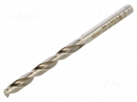 Drill bit | for metal | &Oslash;: 6.2mm | L: 101mm | Working part len: 63mm
