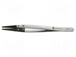 Tweezers | replaceable tips | Blade tip shape: flat | ESD