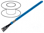 Wire | OZ-BL-CY | 30x0.75mm2 | shielded,tinned copper braid | PVC