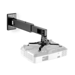 Nedis PJWM200BK Projector Wall Mount 360 &deg; / Max 15kg / 54-320 mm