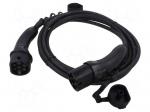 EMobility: cable | 1x0.5mm2,5x6mm2 | 480VAC | 22kW | IP54 | three-phase