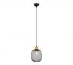 Trio Calimero piekarama lampa 1-pc E27 18 cm matt black brushed steel R30561032 4017807489484