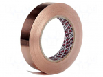 Tape: electrically conductive | W: 19mm | L: 16.5m | Thk: 0.06mm