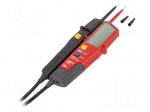 Tester: electrical | LCD,with a backlit | IP65 | batteries