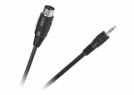 Koaksialinių kabelių sistemos // HDMI, DVI, AUDIO jungiamieji laidai ir priedai // Kabel DIN-JACK 3,5 1,2m