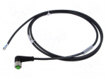 Cable: for sensors/automation | PIN: 4 | M12 female | angled | 1.5m