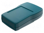 Enclosure: for display | X: 80mm | Y: 125mm | Z: 36.7mm | ABS | ocean blue