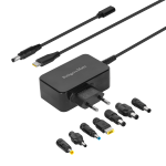 Įrankiai ir matavimo prietaisai // Įrankių, priedų naujienos // Zasilacz uniwersalny Kruger&Matz 45W z funkcją Power Delivery 7 końc&oacute;wek