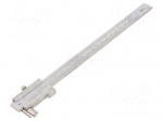 Marking caliper | L: 200mm | with analog readouts,with roller