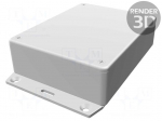 Enclosure: multipurpose | X: 94mm | Y: 121mm | Z: 35mm | 1591 | ABS | grey