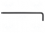 Wrench: hex key | inch,spherical | HEX 1/4" | Overall len: 191mm