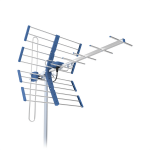 TV ir namų kinas // TV antenos // Antena TV DVB-T/T2 VHF/UHF TT W19 Silver COMBO 5G Protected Telkom Telmor