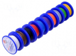 Wire | LgY | stranded | Cu | 1mm2 | PVC | 300/500V | 10 reels x 5m | Class: 5