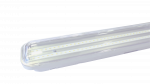 LED &scaron;viestuvas 50W 130lm/w 4000K IP65 1550x130x95mm. Skaidrus dangtelis.