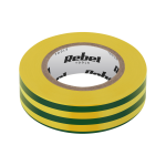 Elektros prekės // Elektromedžiagų i&scaron;pardavimas | Žemų kainų akcijos // Taśma izolacyjna klejąca REBEL (0,13 mm x 19 mm x 20 yd) ż&oacute;łto-zielona