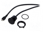 Adapter cable | USB B micro socket,USB B micro plug | USB 2.0
