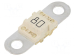 Fuse: fuse | 80A | 32VDC | automotive | 16x12x8mm | M5 screw | BF1 | copper