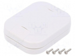 Enclosure: multipurpose | X: 52mm | Y: 65mm | Z: 18mm | WP | ASA | IP67