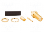 Connector: SMA | socket | female | straight | 50&Omega; | soldering,crimped