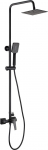 Rain shower with shower faucet