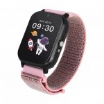 Naujos prekės // Smartwatch Garett Kids Tech 4G r&oacute;żowy velcro