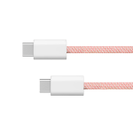 Plan&scaron;etdatori ir plan&scaron;etinių kompiuterių priedai // USB Kabeliai // Kabel USB typu C - USB typu C 60 W 1 m r&oacute;żowy Kruger&Matz Basic