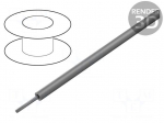 Wire | HookUp Wire PVC | stranded | Cu | 22AWG | grey | PVC | 600V | 305m