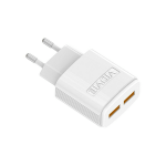 Mobilieji telefonai ir priedai // USB tinklo įkrovikliai // Ładowarka sieciowa dual USB + kabel Typu C 2400 mA