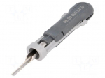 Tool: for demounting of terminals | terminals