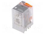 Relay: electromagnetic | 4PDT | Ucoil: 230VAC | Icontacts max: 6A