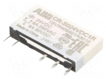 Relay: miniature | SPDT | Ucoil: 24VDC | CR-S | socket,THT