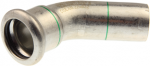 Press 45&deg; Elbow nipple,KAN-therm Inox 28 mm