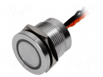 Switch: piezoelectric | Pos: 2 | SPST-NO | 0.2A/24VAC | 0.2A/24VDC