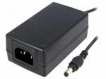 Power supply: switched-mode | 12VDC | 1.5A | Out: 5,5/2,1 | 18W | 86%