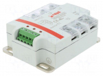 Relay: solid state | 60A | Uswitch: 24&divide;660VAC | 3-phase | 78x105x38mm