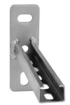 Konsole 28x30x1,75 L=400mm Konsole ar perforāciju, cinkots tērauds 27/18 &ndash; 28/30mm