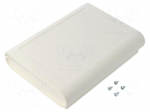 Enclosure: multipurpose | X: 130mm | Y: 170mm | Z: 35mm | ABS | white