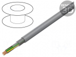 Wire | LiY-CY | 12x0.34mm2 | shielded,tinned copper braid | PVC | grey