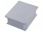 Enclosure: multipurpose | X: 265mm | Y: 315mm | Z: 121mm | ALUBOX | grey
