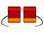 Automobilių lemputės, Motociklų ir traktorių technikos &scaron;viestuvai // LED darbo &scaron;viestuvai automobiliams ir specialiajai technikai // 23-228# Lampa do przyczepy samochodowej led 12v 2szt