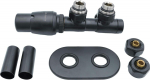 Thermostatic valve for bathroom radiator - left