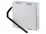 Heat shrink sleeve | glued | 3: 1 | 25.4mm | black | polyolefine | Len: 2m